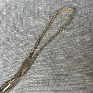 Womens Metallic Gold Leather Wrap Bracelet